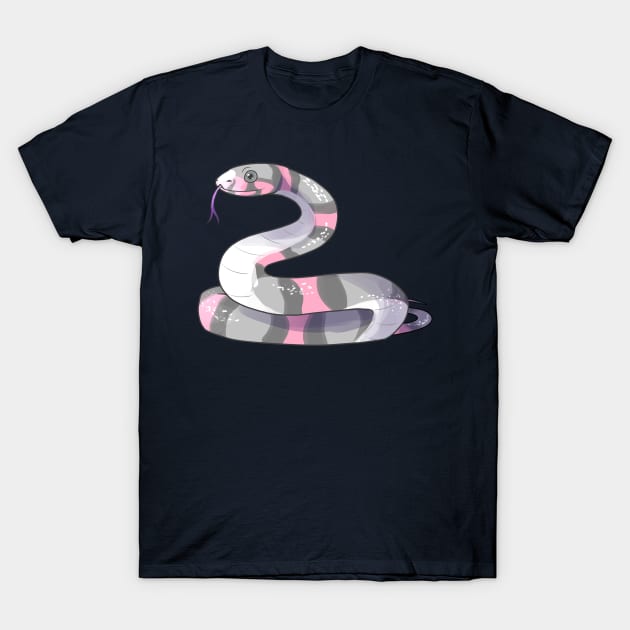 Demigirl Snake T-Shirt by candychameleon